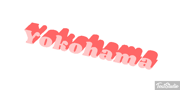 Yokohama Efecto de texto