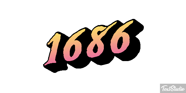 1686 Texteffekt