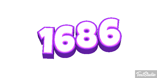 1686 Texteffekt
