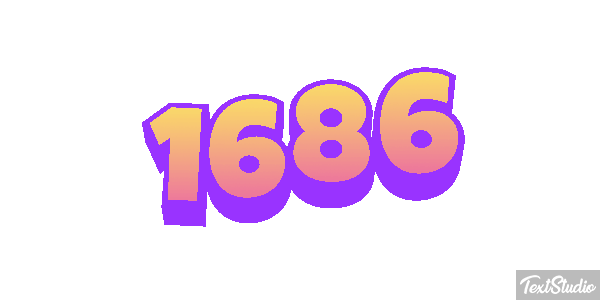 1686 Texteffekt