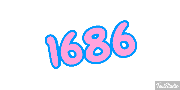 1686 Texteffekt