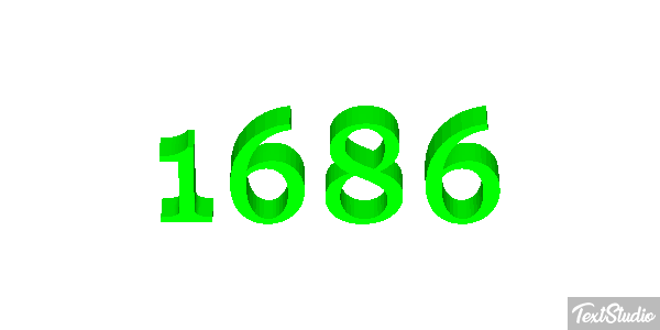 1686 Texteffekt