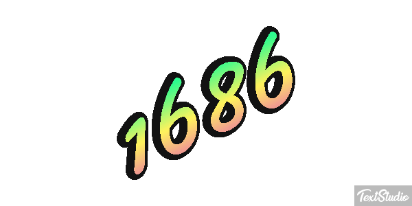 1686 Texteffekt
