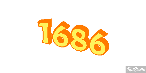 1686 Texteffekt