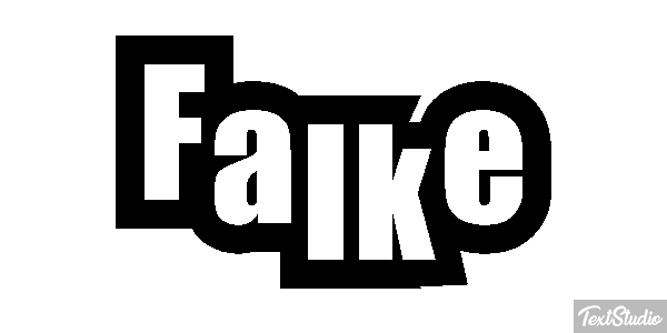 Falke Texteffekt