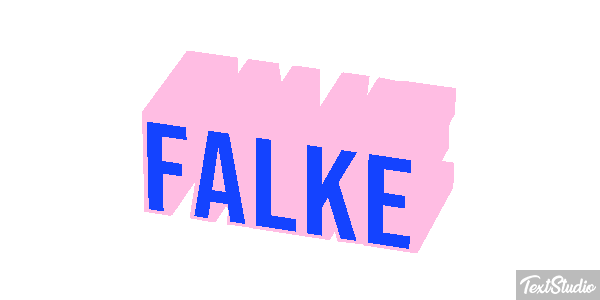 Falke Texteffekt