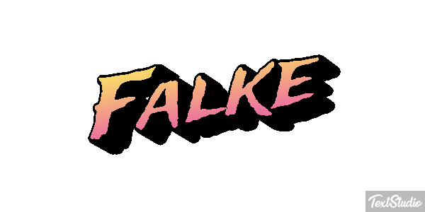 Falke Texteffekt