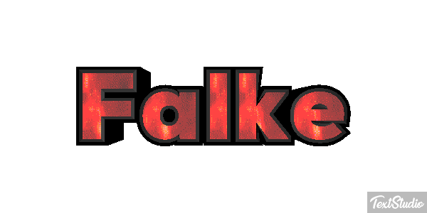 Falke Texteffekt