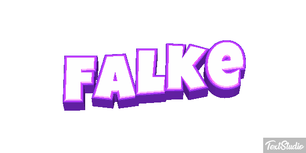 Falke Texteffekt