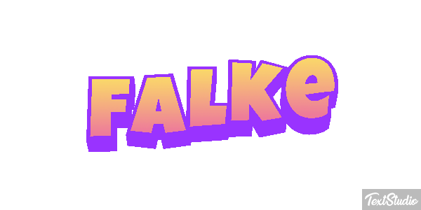 Falke Texteffekt