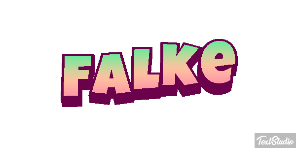 Falke Texteffekt