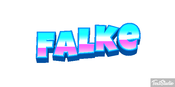 Falke Texteffekt