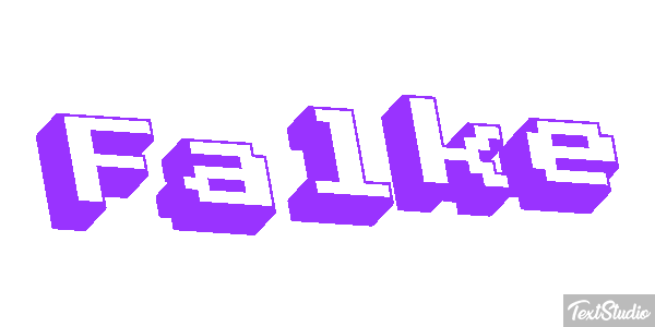 Falke Texteffekt