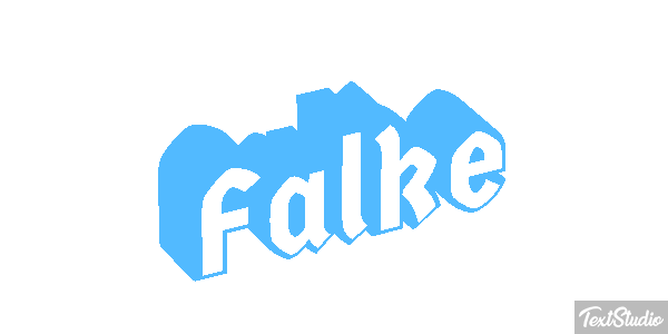 Falke Texteffekt