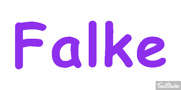 Falke Texteffekt