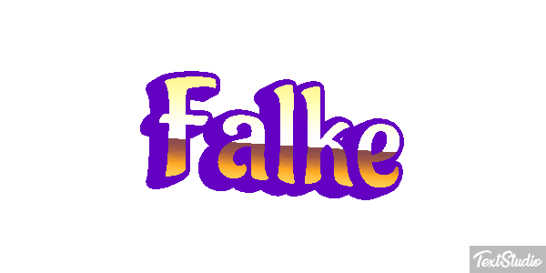 Falke Texteffekt