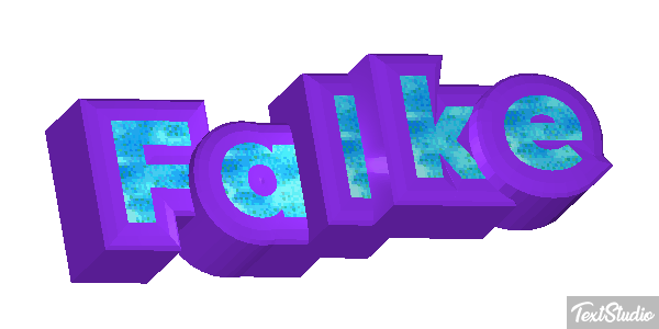 Falke Texteffekt