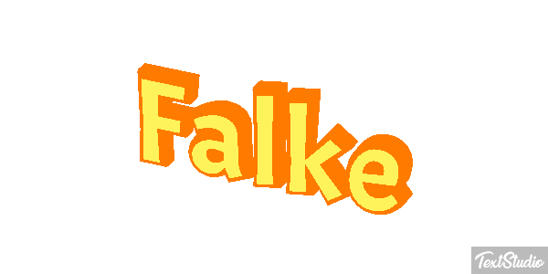 Falke Texteffekt