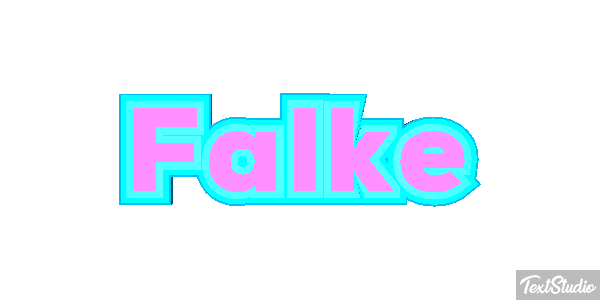 Falke Texteffekt