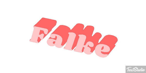 Falke Texteffekt