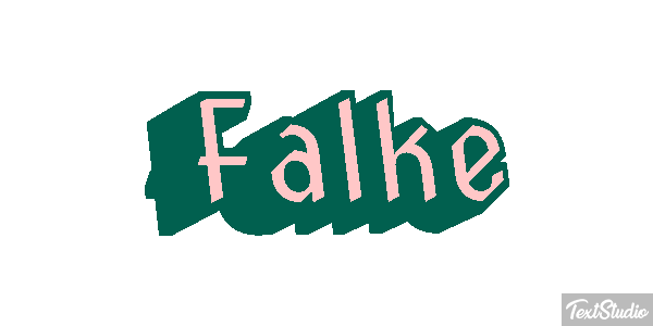 Falke Texteffekt