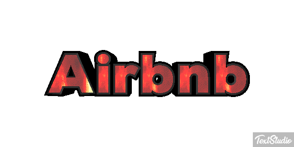 Airbnb Efecto de texto