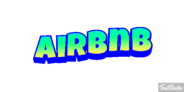 Airbnb Efecto de texto