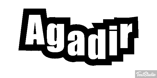 Agadir Efekt tekstowy