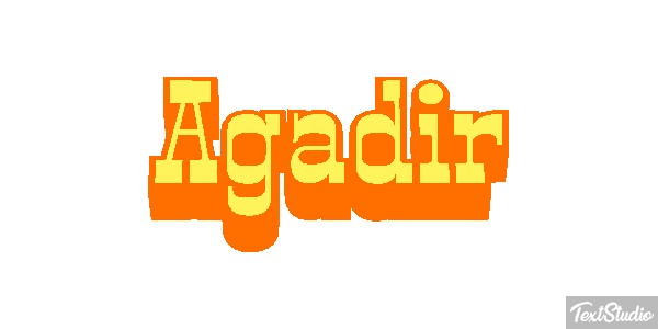 Agadir Efekt tekstowy