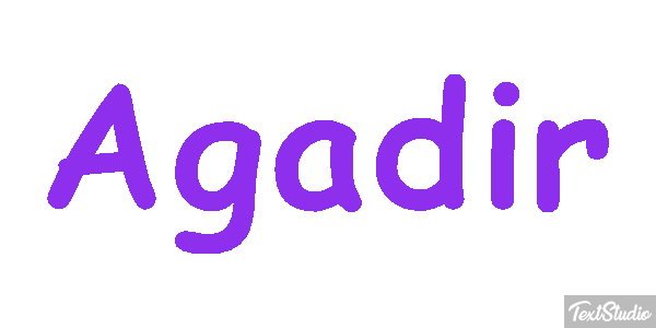 Agadir Efekt tekstowy