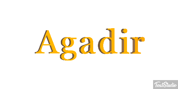 Agadir Efekt tekstowy