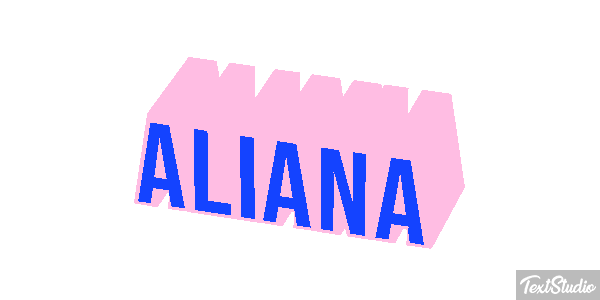Aliana Text effect