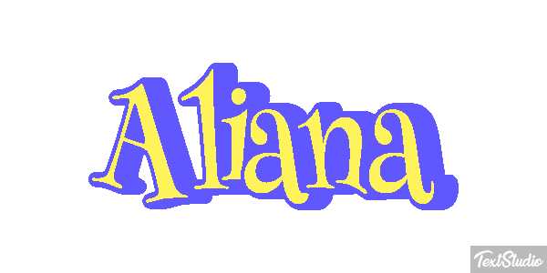 Aliana Text effect
