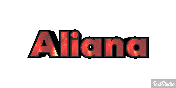 Aliana Text effect