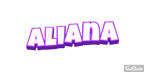 Aliana Text effect