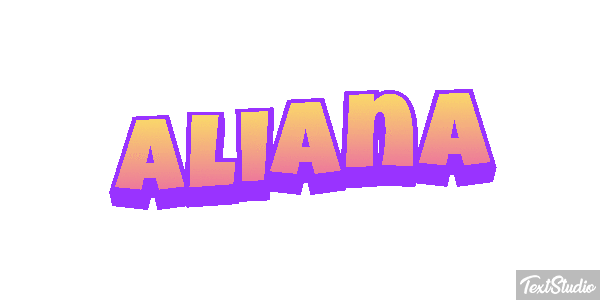 Aliana Text effect