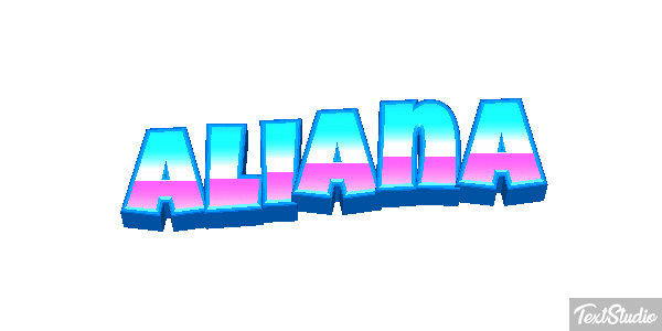 Aliana Text effect