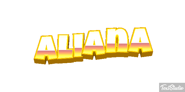 Aliana Text effect