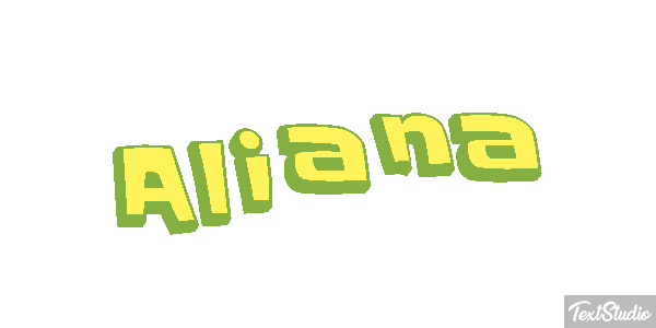 Aliana Text effect