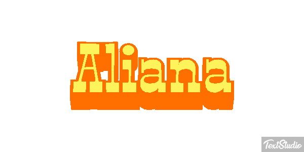 Aliana Text effect