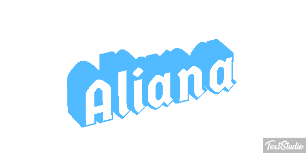 Aliana Text effect