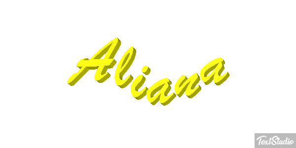 Aliana Text effect