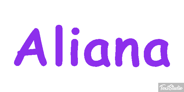 Aliana Text effect