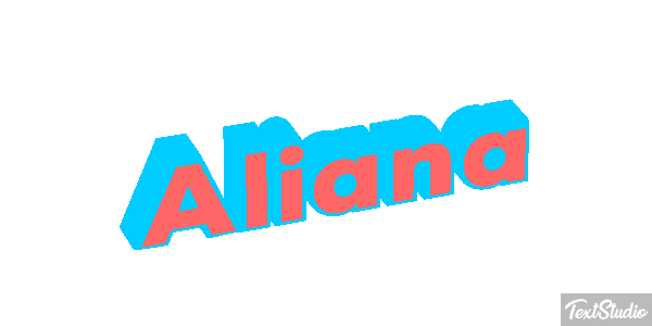 Aliana Text effect
