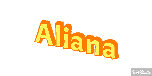 Aliana Text effect