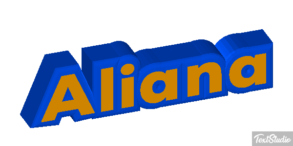 Aliana Text effect