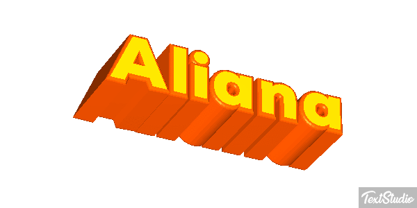 Aliana Text effect
