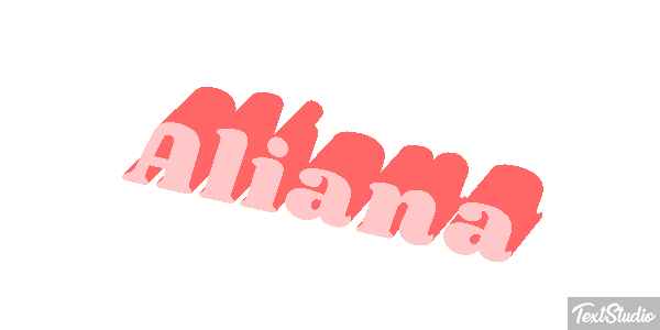 Aliana Text effect