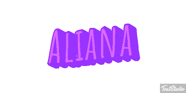 Aliana Text effect
