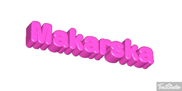 Makarska テキスト効果